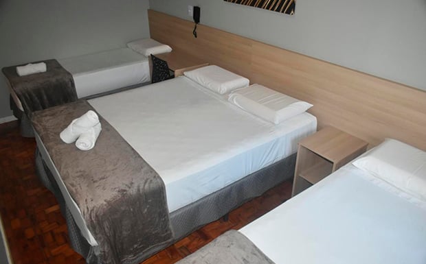 Quarto Quádruplo - Unity Hoteis - Votorantim